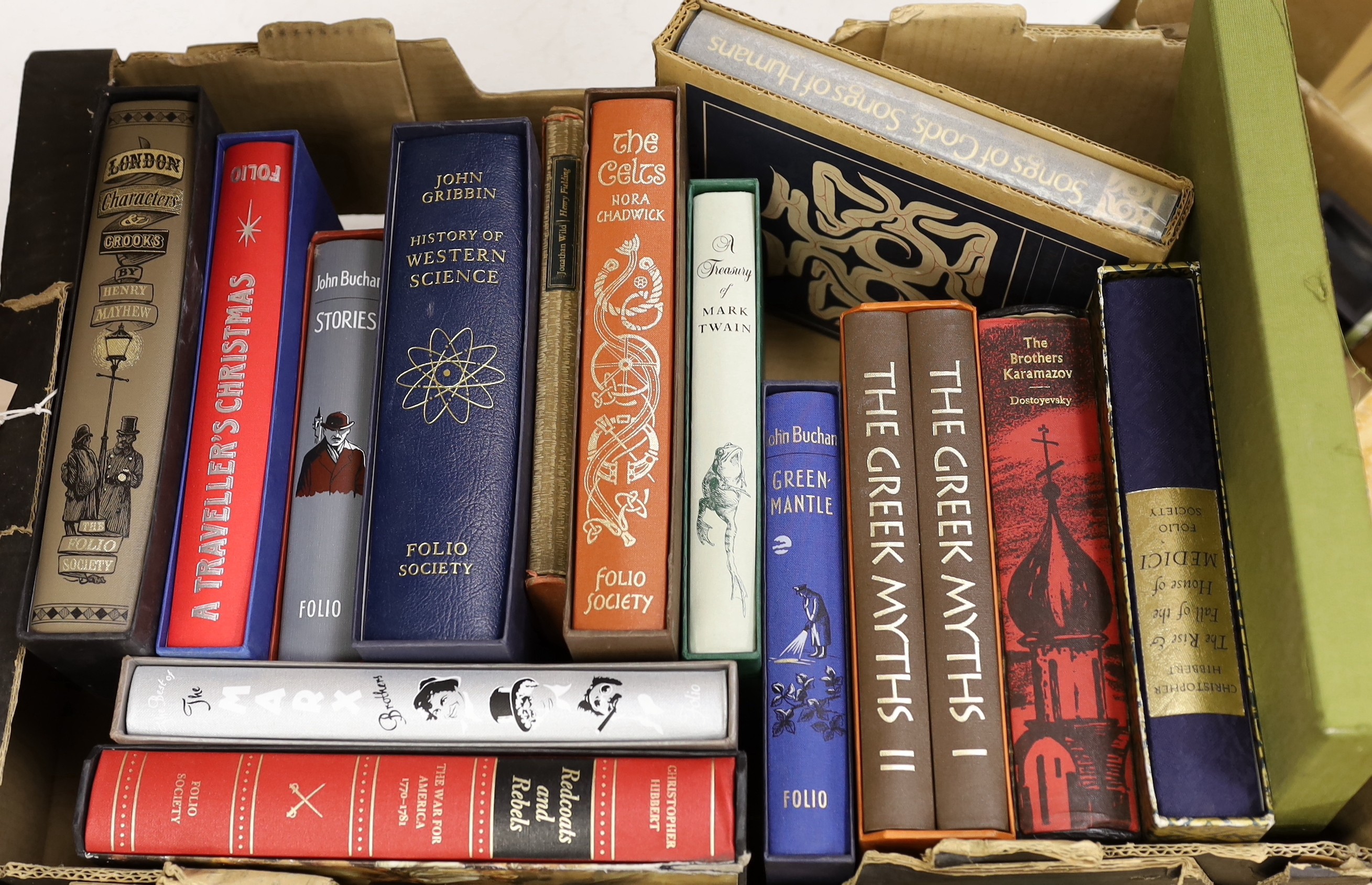 A quantity of folio Society books